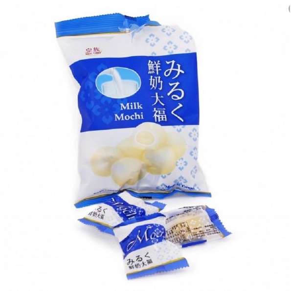 [FLASH SALE] Bánh Mochi Sữa Đài Loan 120g 9 Bánh Dẻo Mềm Vị Ngọt Thanh