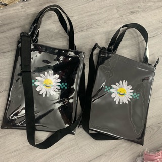 Túi Tote bông cúc trắng