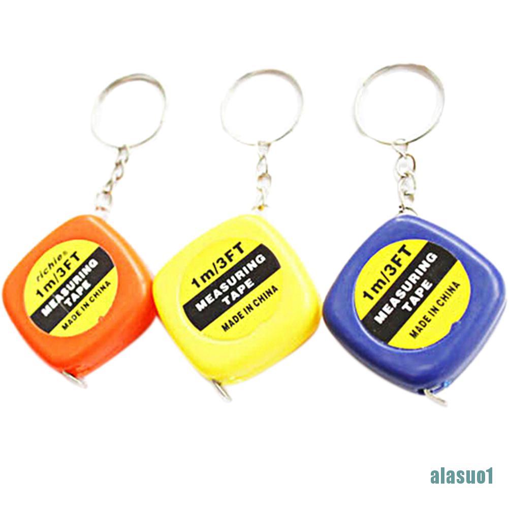 Thước Dây Mini Dài 1m Có Móc Khóa Tiện Lợi