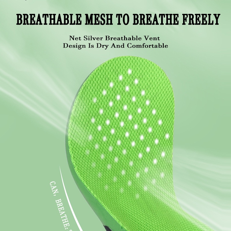 Cặp miếng lót giày thể thao co giãn chống trượt chống sốc thoáng khí size 36-48