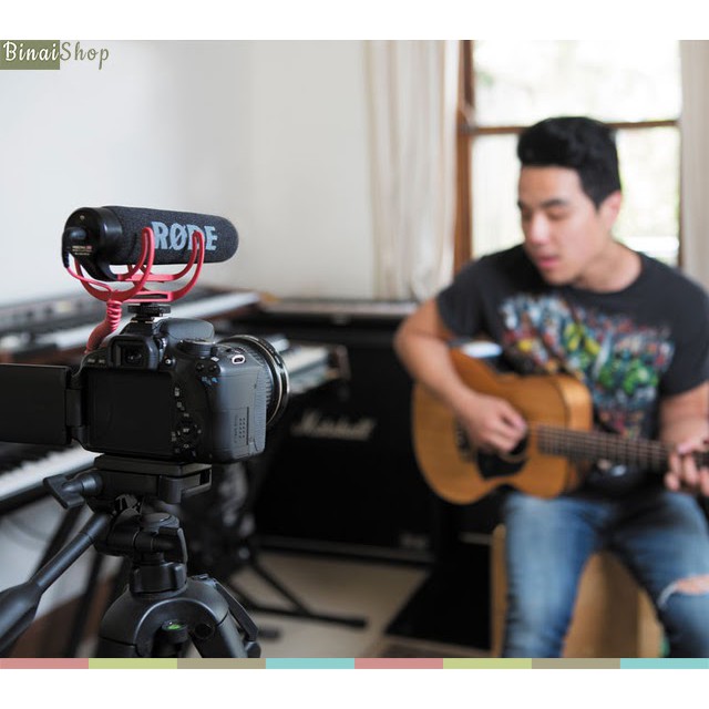 Micro Shotgun cho máy ảnh, máy quay Rode VideoMic GO