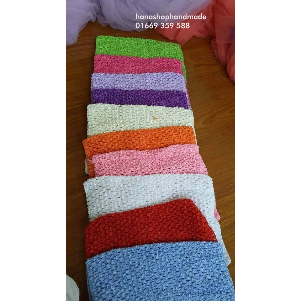 Thân thun váy tutu bản rộng 15cm