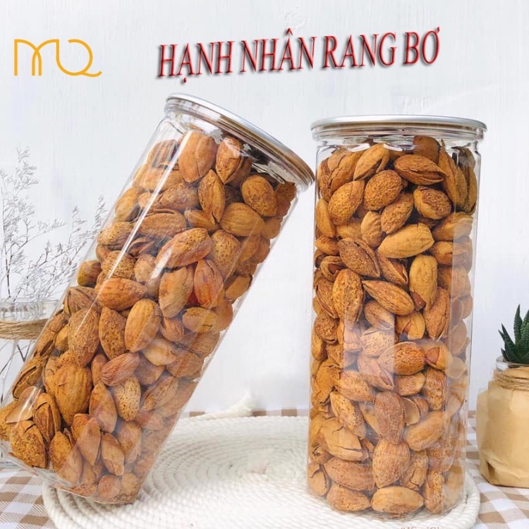 Hạnh nhân rang bơ nhập khẩu Mỹ gói 500g, Hạt dinh dưỡng, macca Úc Minh Quang Mart