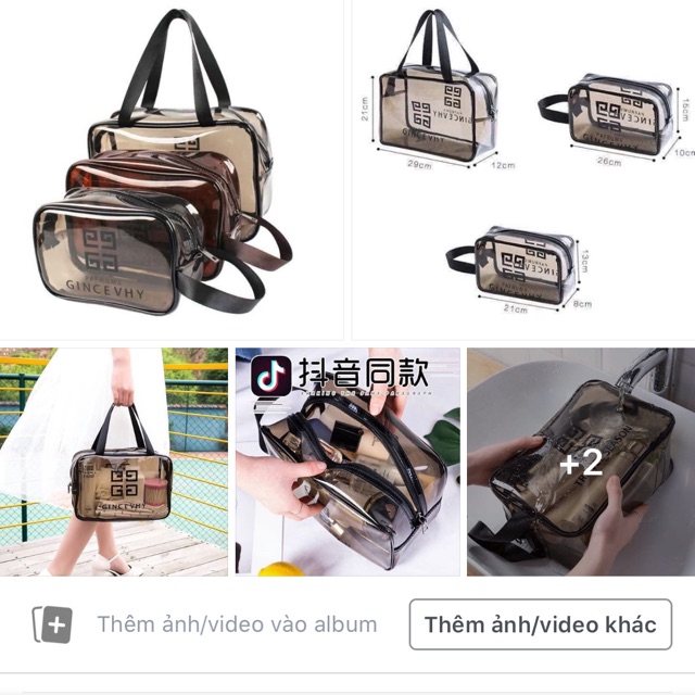 Set túi trong đựng đồ đi du lịch