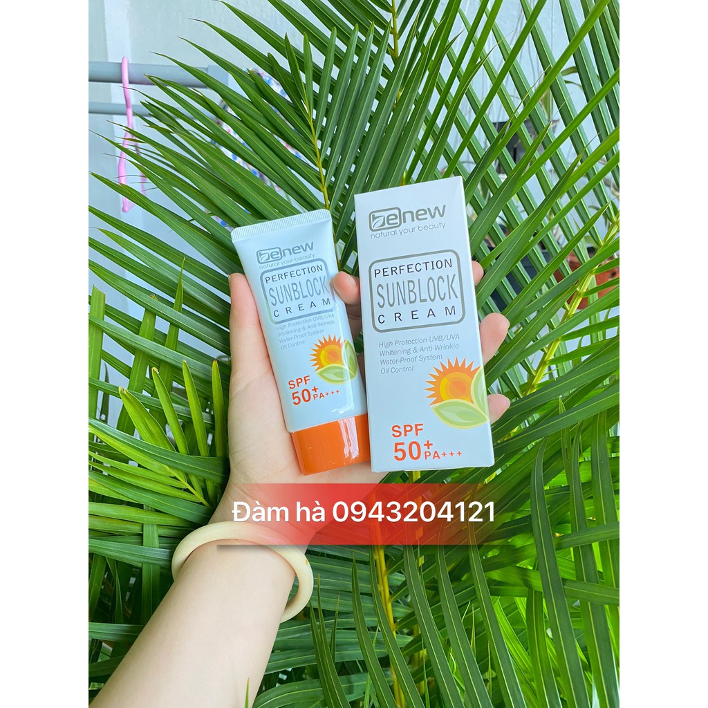 Kem chống nắng Kiềm dầu Benew Perfection Sunblock Cream SPF50+ PA+++50ml