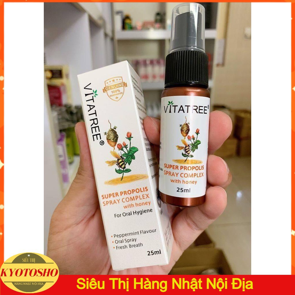 Xịt keo ong Vitatree 30ml