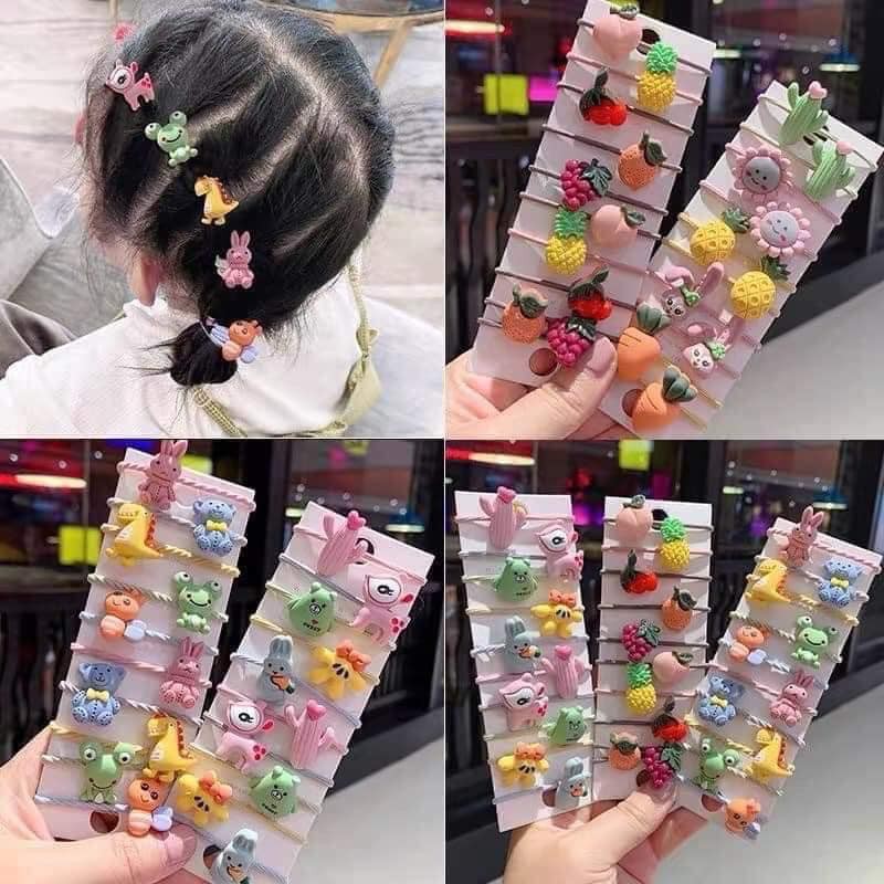 sét 10 dây buộc tóc cho bé yêu