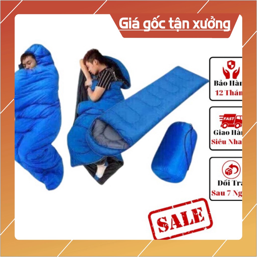 Túi ngủ văn phòng siêu ấm,dã ngoại, du lịch ngoài trời, đi phượt nhỏ gọn dễ dàng gấp gọn, giữ nhiệt tốt 💖 - BNT Mart