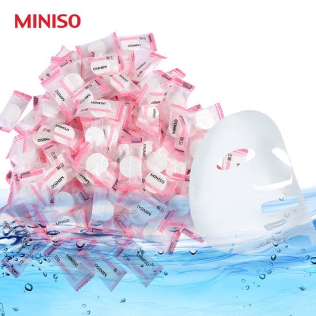 Mặt nạ nén miniso 100 viên