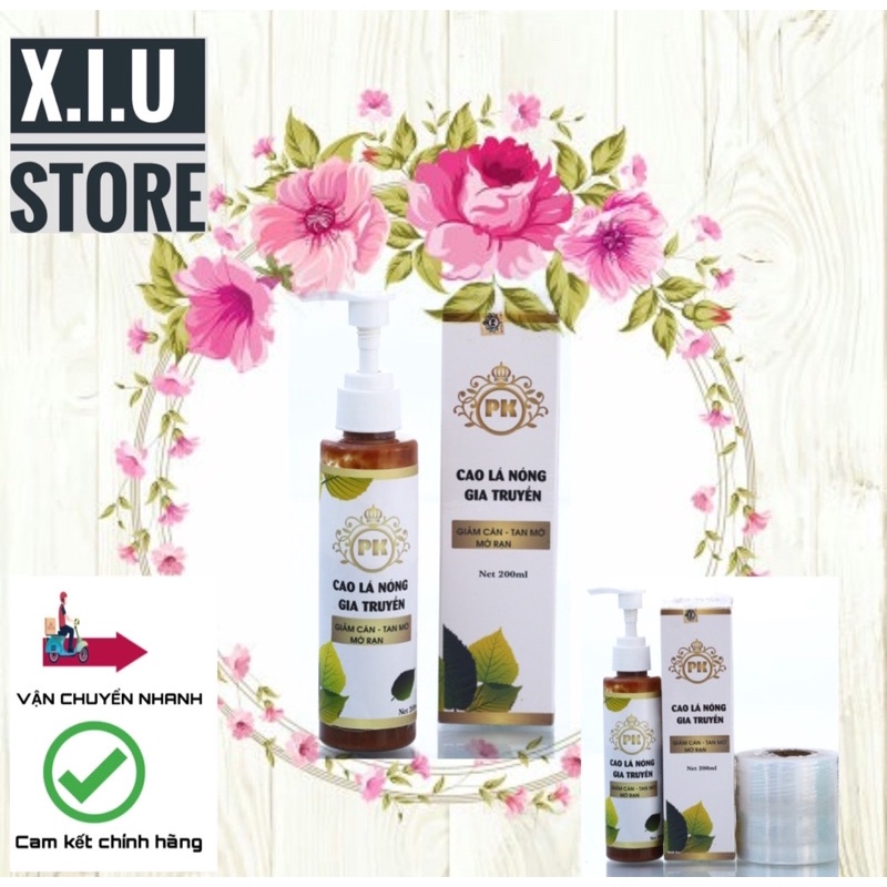 Cao lá nóng gia truyền   giảm cân tan mỡ bụng nhanh mờ rạn  an toàn hiệu quả cho mẹ sau sinh  xiustore