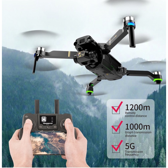 🔥Tặng Balo 200K🔥Flycam YLRC KAI ONE PRO MAX 8K Camera 3 Trục Gimbal +EIS GPS 5G Wifi Động Cơ Không Chổi Than Bay 25 PHÚT