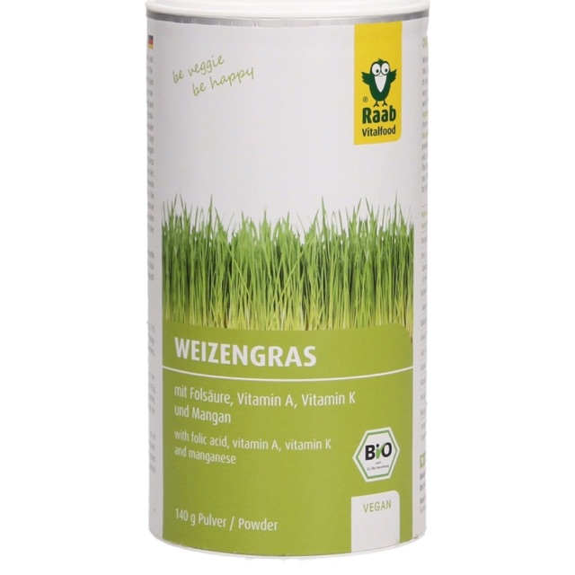Bột mạ lúa mỳ hữu cơ Raab 140gr