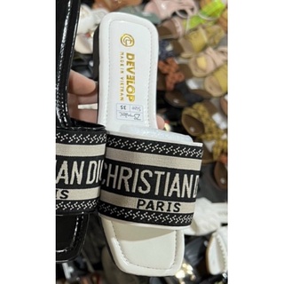 Dép thời trang Christiand DlOR mũi vuông