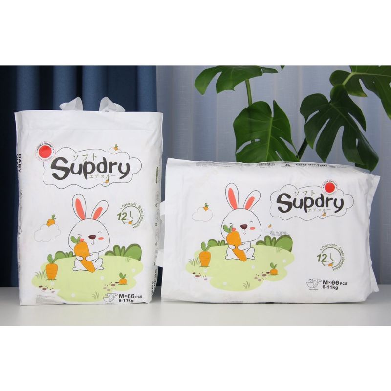 Tã Quần/ Tã Dán SUPDRY Cao Cấp S72 M66 L60 M64 L58 XL52 XXL50 XXXL46 M58 L52 XL46 XXL42 XXXL40