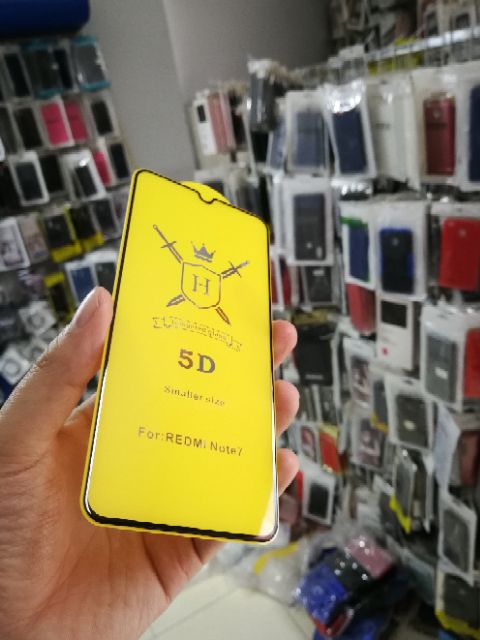 Cường lực Redmi Note 7 / 7 Pro FREESHIP Từ 50k 5D thế hệ mới hiệu Hoàng Đế viền mỏng ôm màn 2.5D chất đẹp