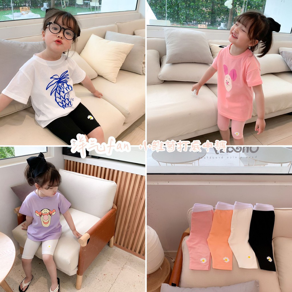 Quần Short Cotton Mùa Hè Cho Bé Gái