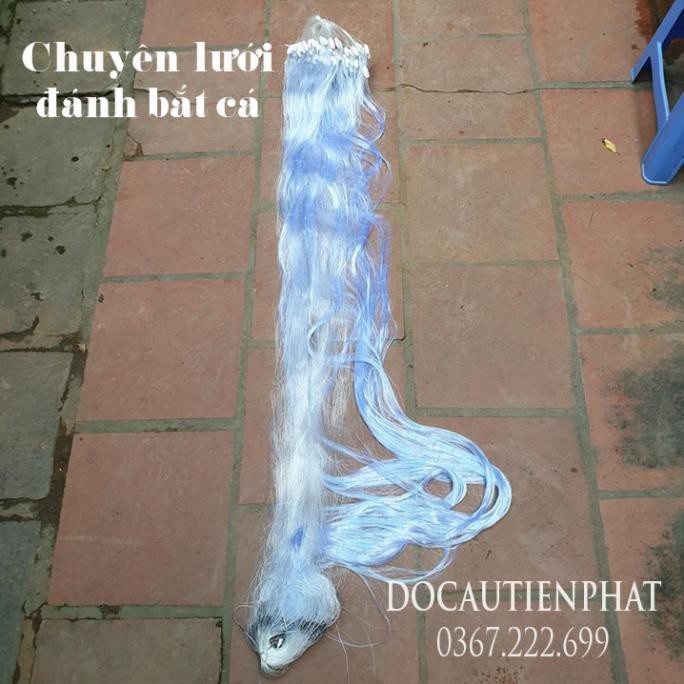 Lưới đánh cá ba màn mắt 8cm cao 1m2 dài 70m