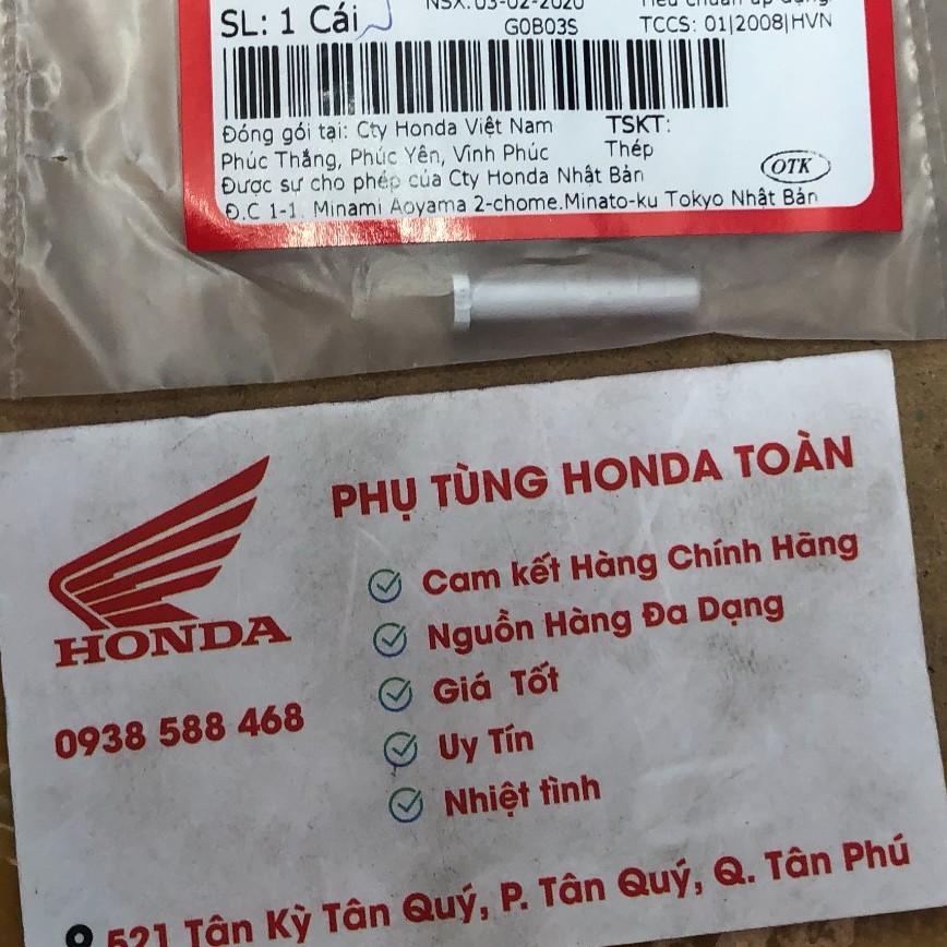 CHỐT BẤM ĐỒNG HỒ AB 125 ZIN CHÍNH HÃNG HONDA