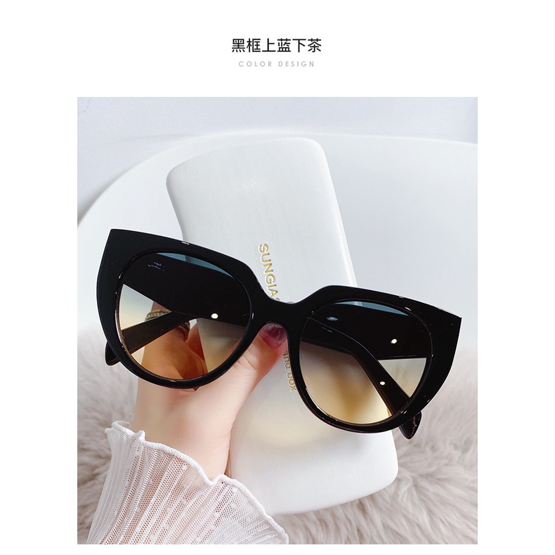 Kính mát gọng mắt mèo phong cách Âu Mỹ sành điệu cho nữ