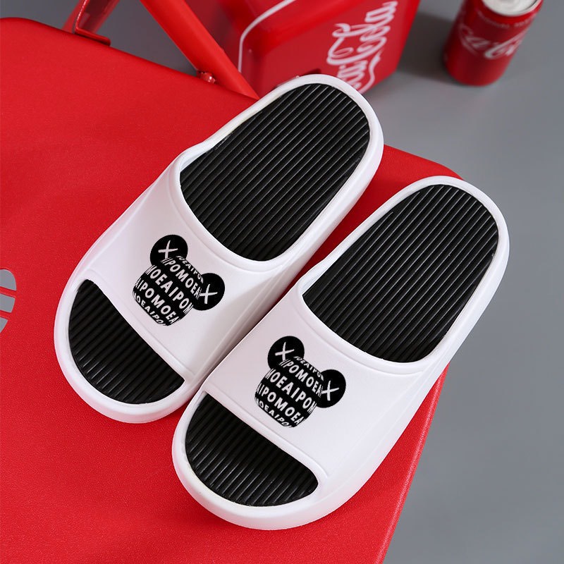 Dép nữ đế cao, dép đúc nam hình chuột 3D chất liệu EVA cao 5cm size kép form to [Lù Store] - DC02