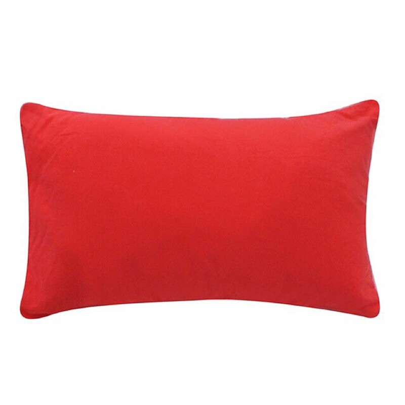 Gối đầu viền gân 30x50cm cotton xốp màu, gối trẻ em, gối có vỏ