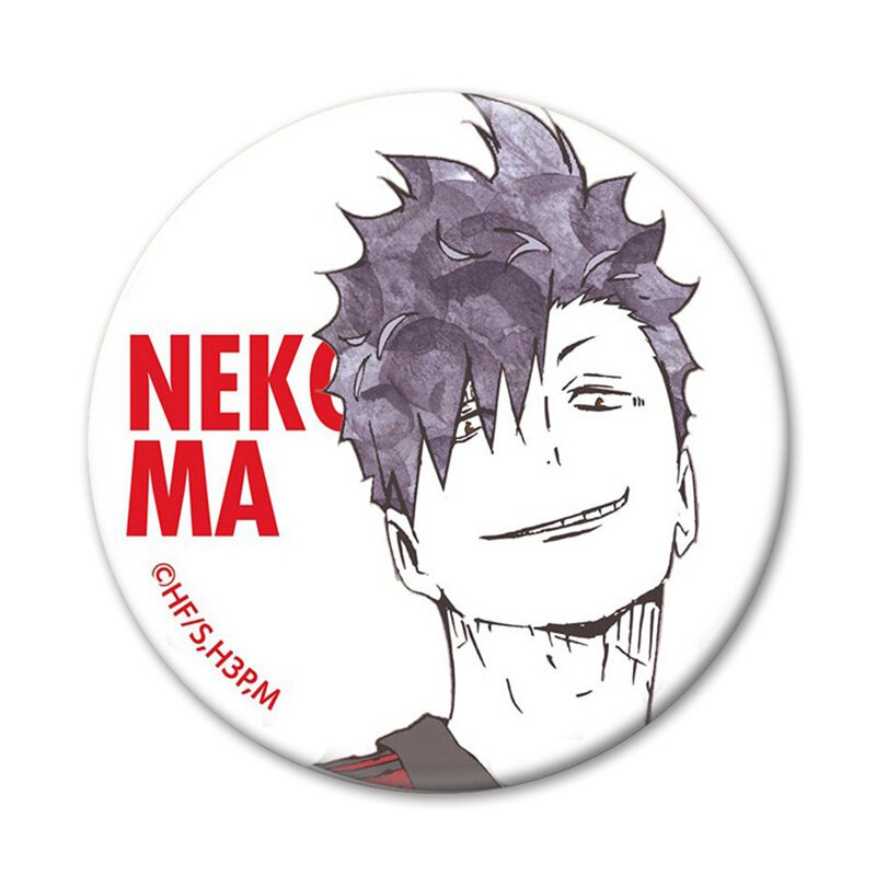 (m01) Huy hiệu cài áo IN HÌNH Haikyuu!! Vua bóng chuyền anime chibi dễ thương tiện lợi