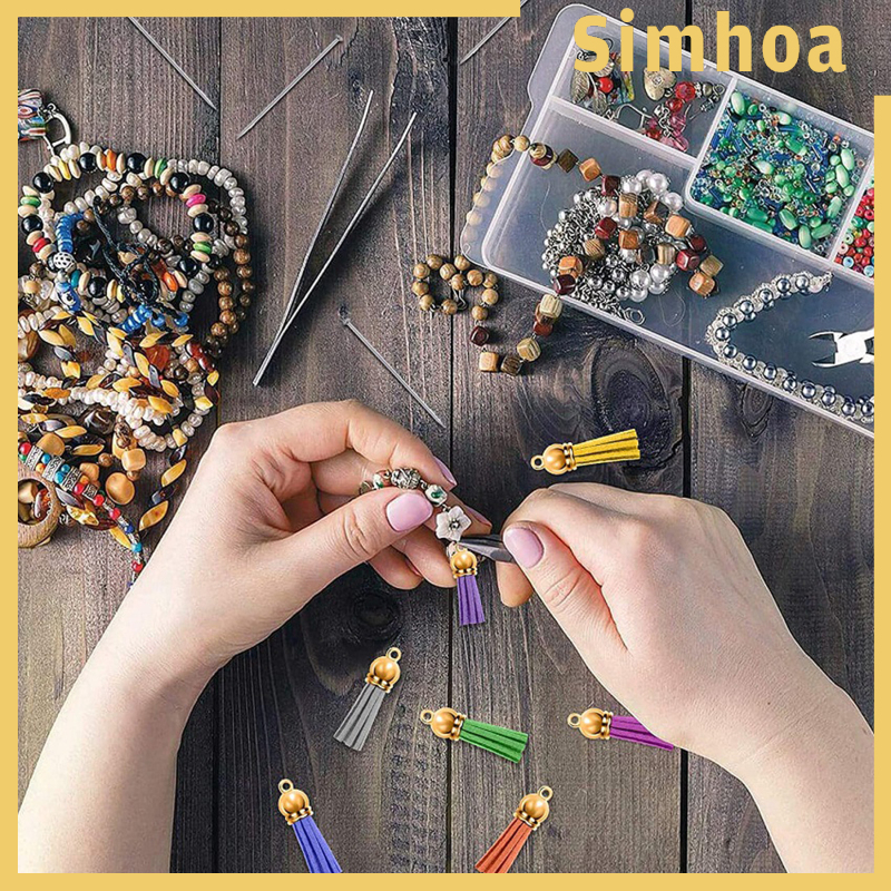 Móc Khóa Dây Da Tua Rua 38mm Có 40 Màu