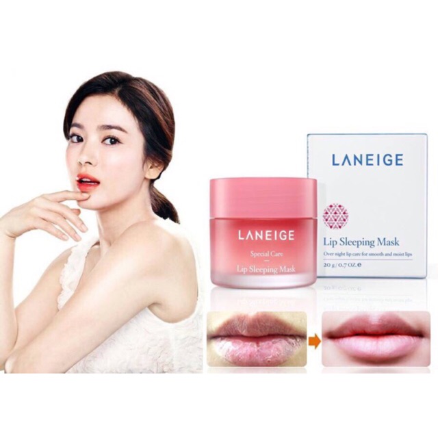 Ủ hồng mềm môi size to LANEIGE (tặng kèm que lấy)