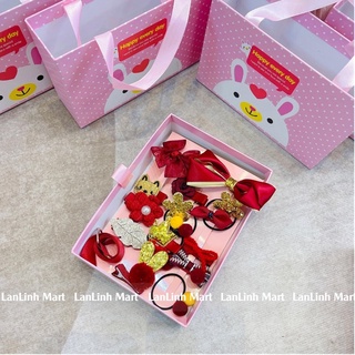 Set Phụ Kiện Kẹp Tóc Cho Bé Fullbox