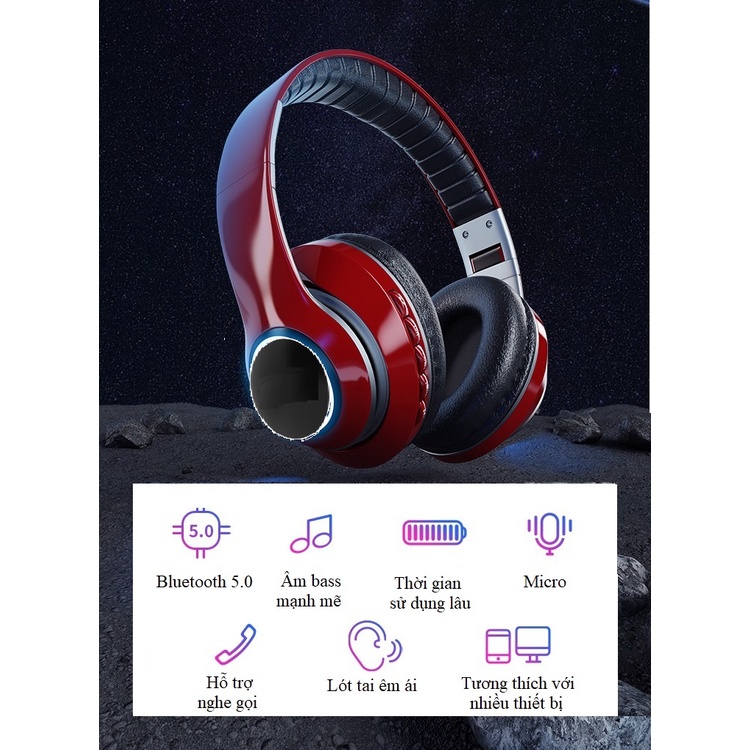 Tai Nghe Bluetooth Huqu  P30 - Âm Thanh Sống Động .