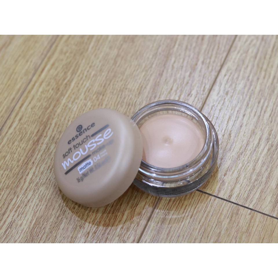 [Hàng xách tay Đức] Kem Phấn MOUSSE 04 ESSENCE Tông Sáng Làm Kem Lót, Kem Nền, Che Khuyết Điểm, Phấn Phủ, 16g | BigBuy360 - bigbuy360.vn