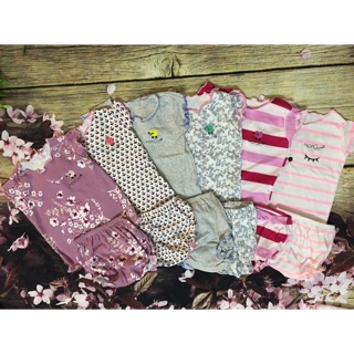 Bộ hột gà ngắn tay cho bé từ 0-6 tháng