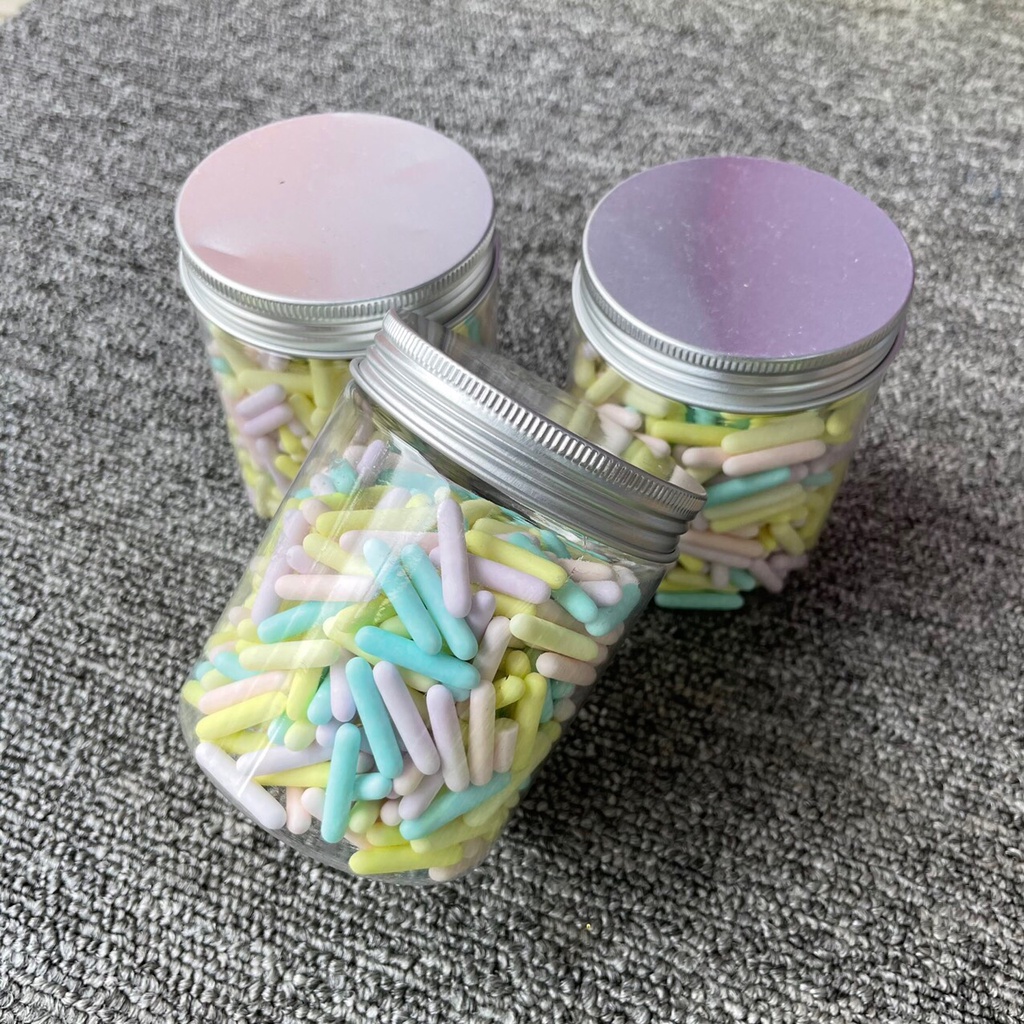 Bi đường trang trí bánh kem nhiều màu hủ 194g - trang trí bánh sinh nhật HPBD