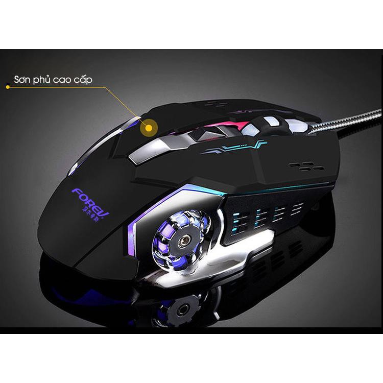 Chuột Game thủ DeTeK GearLord G502 có đèn LED đổi màu cực đẹp (Đen & Trắng) | BigBuy360 - bigbuy360.vn
