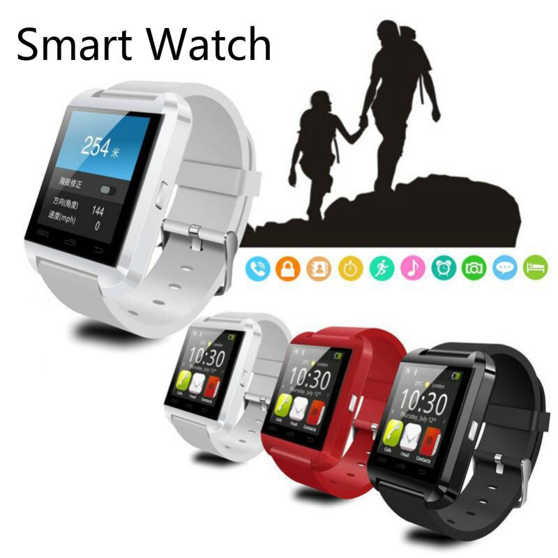 Đồng hồ thông minh Bluetooth dành cho nam / nữ U8 có máy đếm bước đi + Màn hình nhịp tim + Chế độ ngủ cho Android / Ios