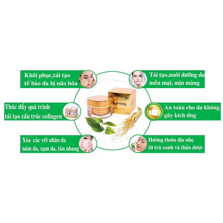 Kem sâm Cream Smartcos Skginseng dưỡng da trắng sáng Học viện quân y Việt nam (30g) | BigBuy360 - bigbuy360.vn