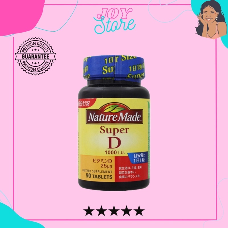 vitamin D 90 viên Nature Made Nhật
