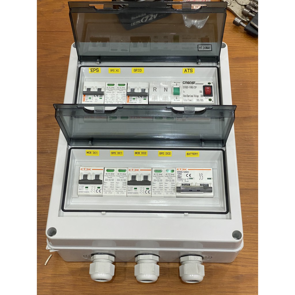 Tủ điện Hybrid có ATS tự động ráp sẵn