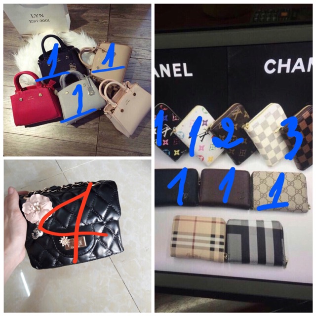 Combo 13 túi xách nữ và ví 