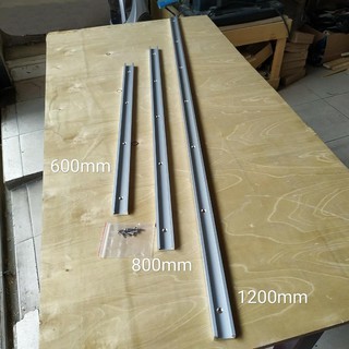 Ray trượt chữ u sử dụng kết hợp với con trượt vuông (Chưa bao gồm con trượt)
