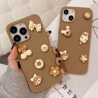 Ốp điện thoại hình cô gái gấu 3D xinh xắn cho Samsung Galaxy S22 S21Plus S8 S9 S10Plus S21 J7Prime J7Pro Note20 Note8 Note9 Note10 S20 S21Ultra