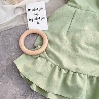 đầm xanh cổ tàu