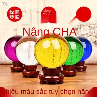quả cầu pha lê vàng và trắng quả cầu thủy tinh trong suốty mắn chuyển nhượng văn phòng Wangyun phòng khách nhà bói to
