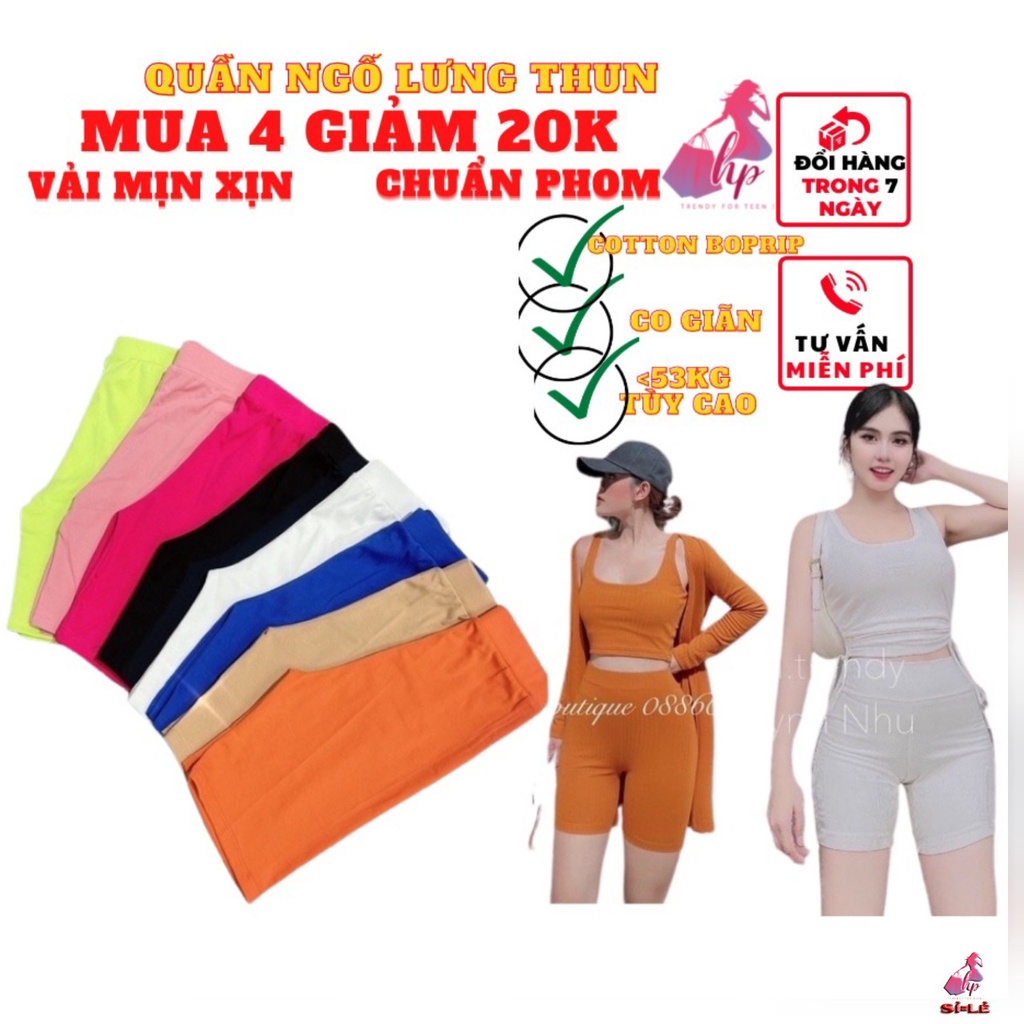 quần ngố leggin thun cotton nữ form ôm body thích hợp mặc nhà đi chơi siêu trẻ trung -VD20..,