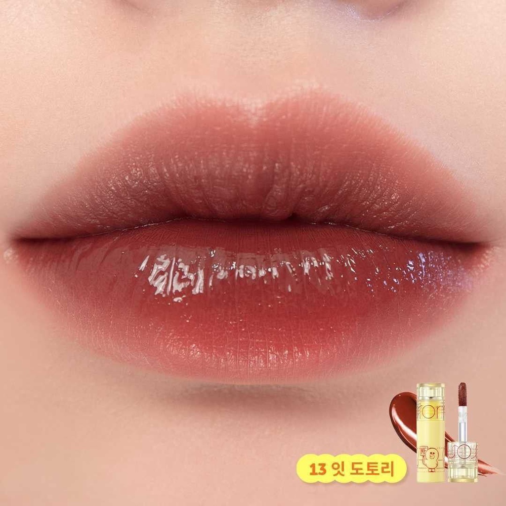 ( Có Sẵn ) Son Tint Siêu Lì romand LINE FRIENDS Juicy Lasting Tint Mini 2g. | BigBuy360 - bigbuy360.vn