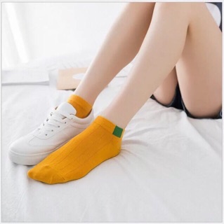 Tất nữ cổ ngắn len tăm Vintage Hàn Quốc