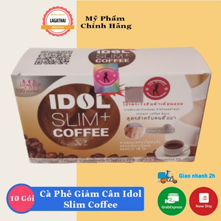 Cà Phê Giảm Cân Idol Slim Coffee Thái lan - Giảm Mạnh Từ 3-5kg tùy theo cơ địa ( hộp 10 gói )