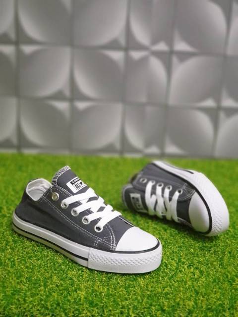 Giày Thể Thao Converse Ec2205 Màu Xám Thời Trang Cho Bé