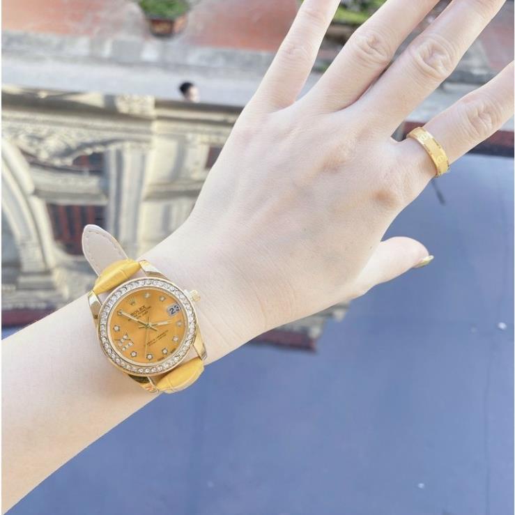 Đồng hồ nữ Rolex viền kim cương đẳng cấp quý cô siêu sang chảnh