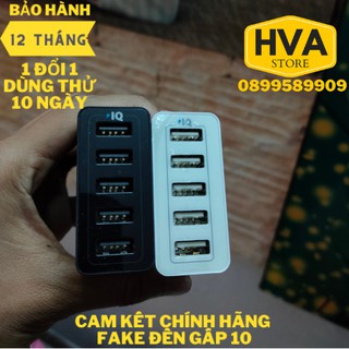 Sạc Anker 5 cổng chính hãng 40w sạc cùng lúc nhiều thiết bị - [Powerport 5, 40w] - A2124 - bảo hành 12 tháng (không hộp)